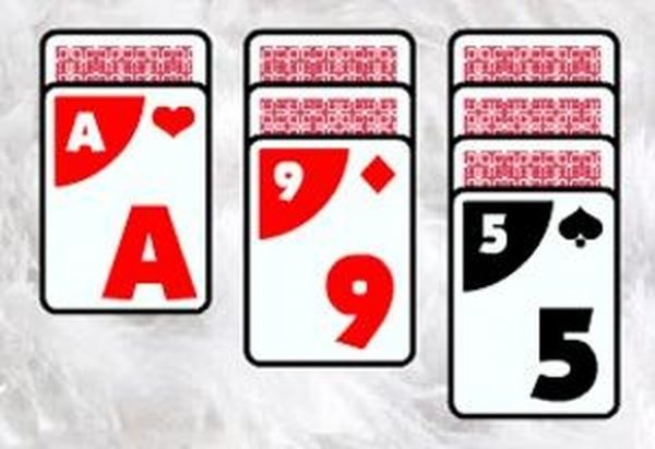 Classic Solitaire Card Puzzle