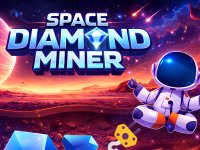 Space Diamond Miner Action Game