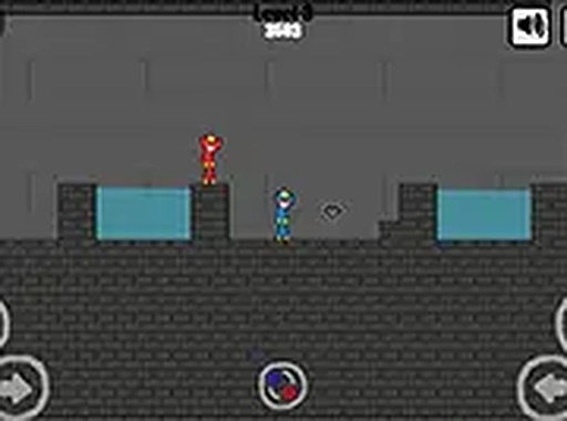 Red and Blue: Stickman Huggy Adventure Game