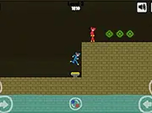 Red and Blue: Stickman Huggy Online Game