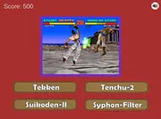 Nostalgic Playstation 1 Quiz Online Game