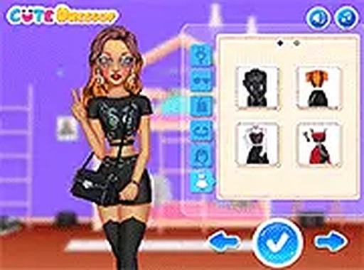 Celebrity E-Girl Fashion Makeover Game